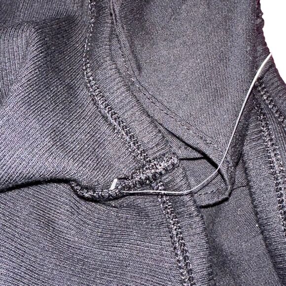 *NEW* Set of Black Ruffle Small Tank w/ Tropical Print Linen Shorts Sz 6 - Picture 7 of 16